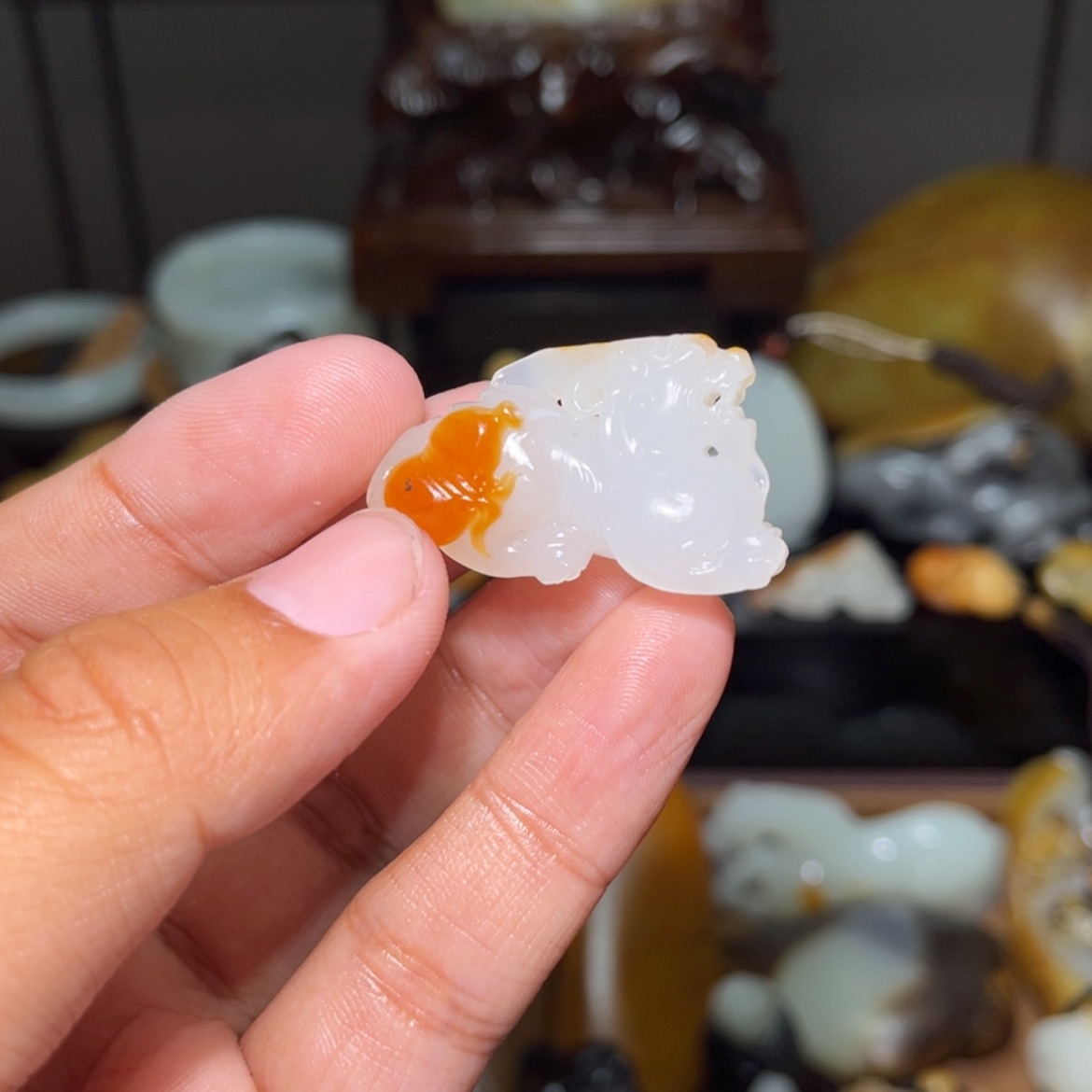 【闪购商品】和田玉颈饰未镶嵌7**乐