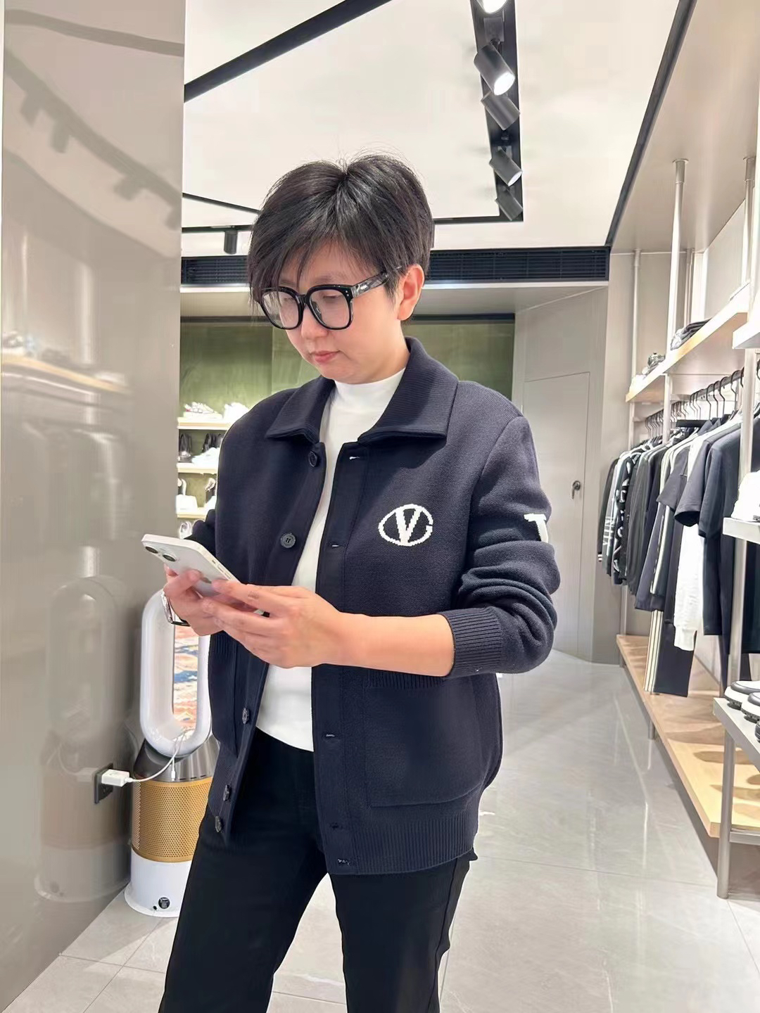 欧洲站2024秋冬外套轻奢男士短款时尚休闲翻领简约百搭