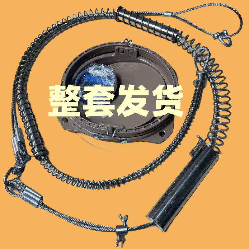 304不锈钢弹簧套货车后备箱弹簧助力器车合页箱货钢丝挂钩板扣套