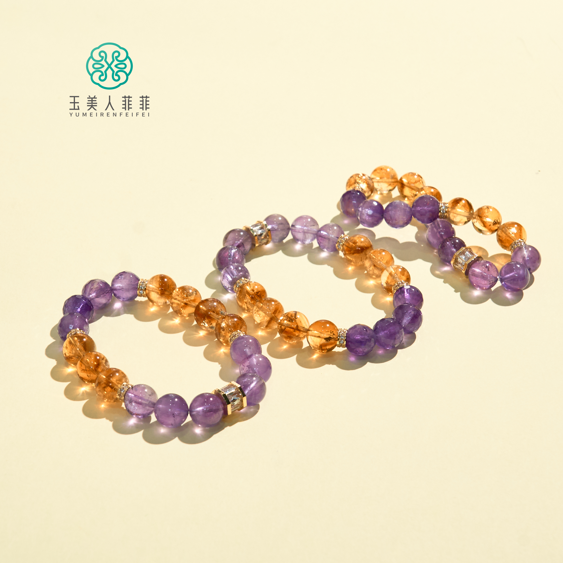 爽爽推荐*水晶单圈圆珠手串约10mm-多样性发一