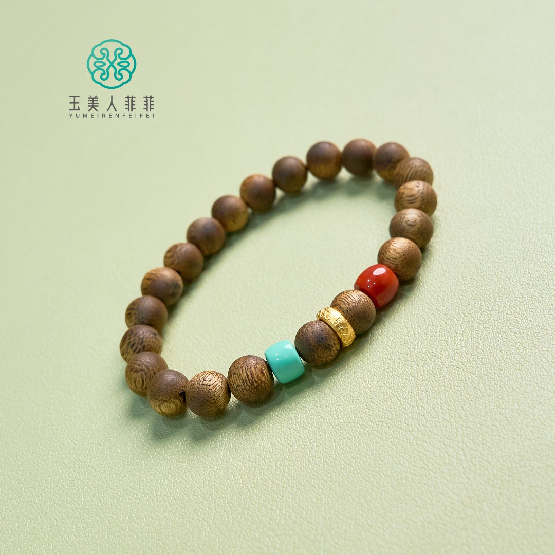非金属木质手链 爽爽推荐*木质手串约8mm