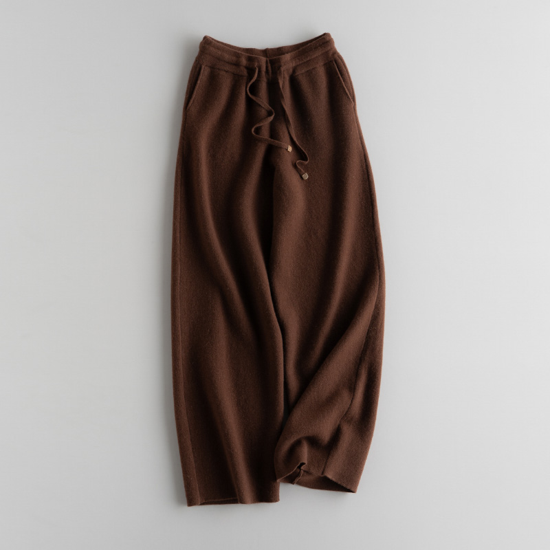 四平针加密加厚纯山羊绒秋冬百搭保暖舒适镰刀裤