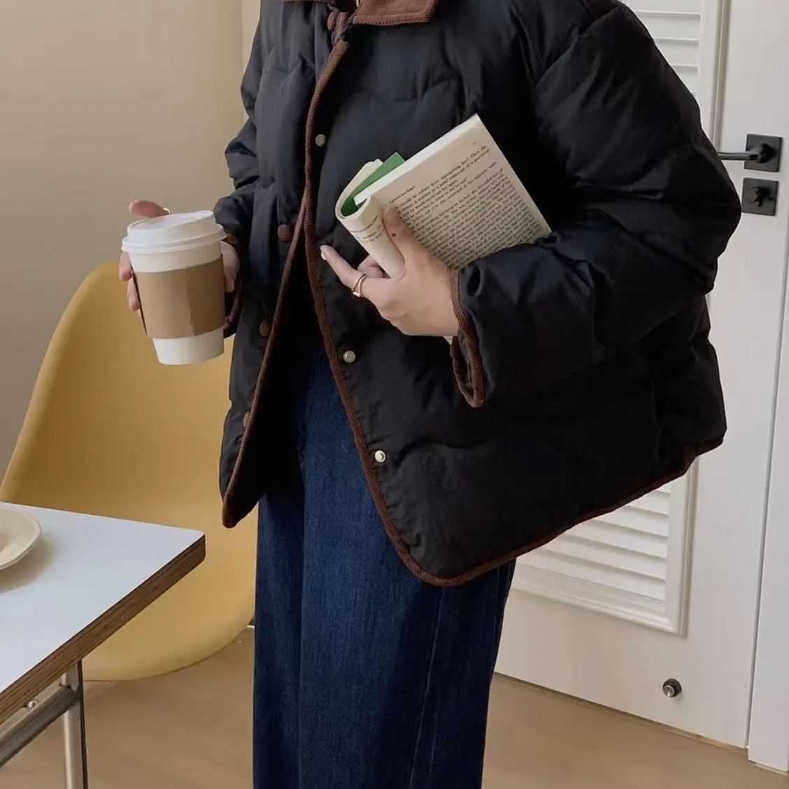 CxcvcK爆款羽绒服羽绒服女冬季韩版宽松棉衣甜美舒适文艺小香风棉
