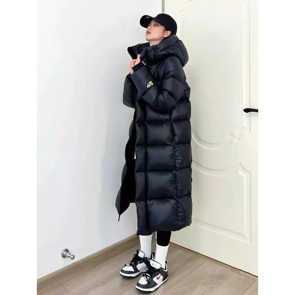CxcvcK新款长款服衣服女2023年冬季新款情侣宽松加厚过膝羽