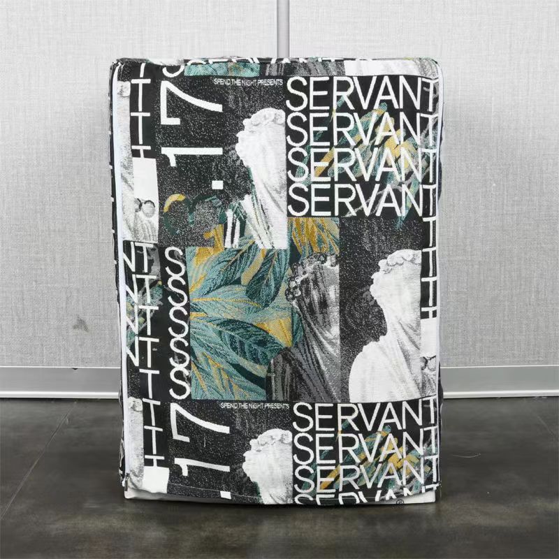 定制布艺保险柜罩套家用防尘布遮盖保险箱盖布空气净化器防尘套