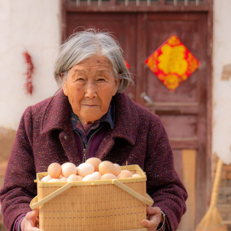 【俺们村里有好货】二叔家的土鸡蛋 正宗农家新鲜散养 30枚农产品