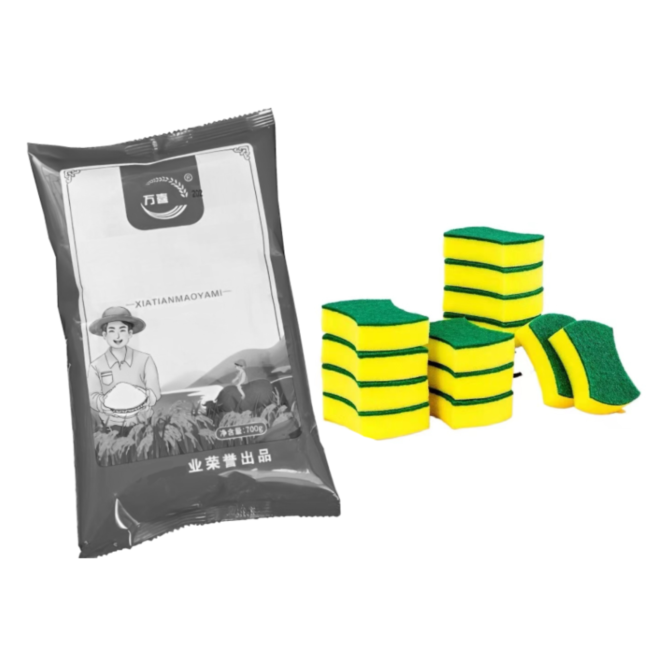 [可拍4次]到手一代柒百克 破损丢件联系客服 家用海绵擦商家赞助