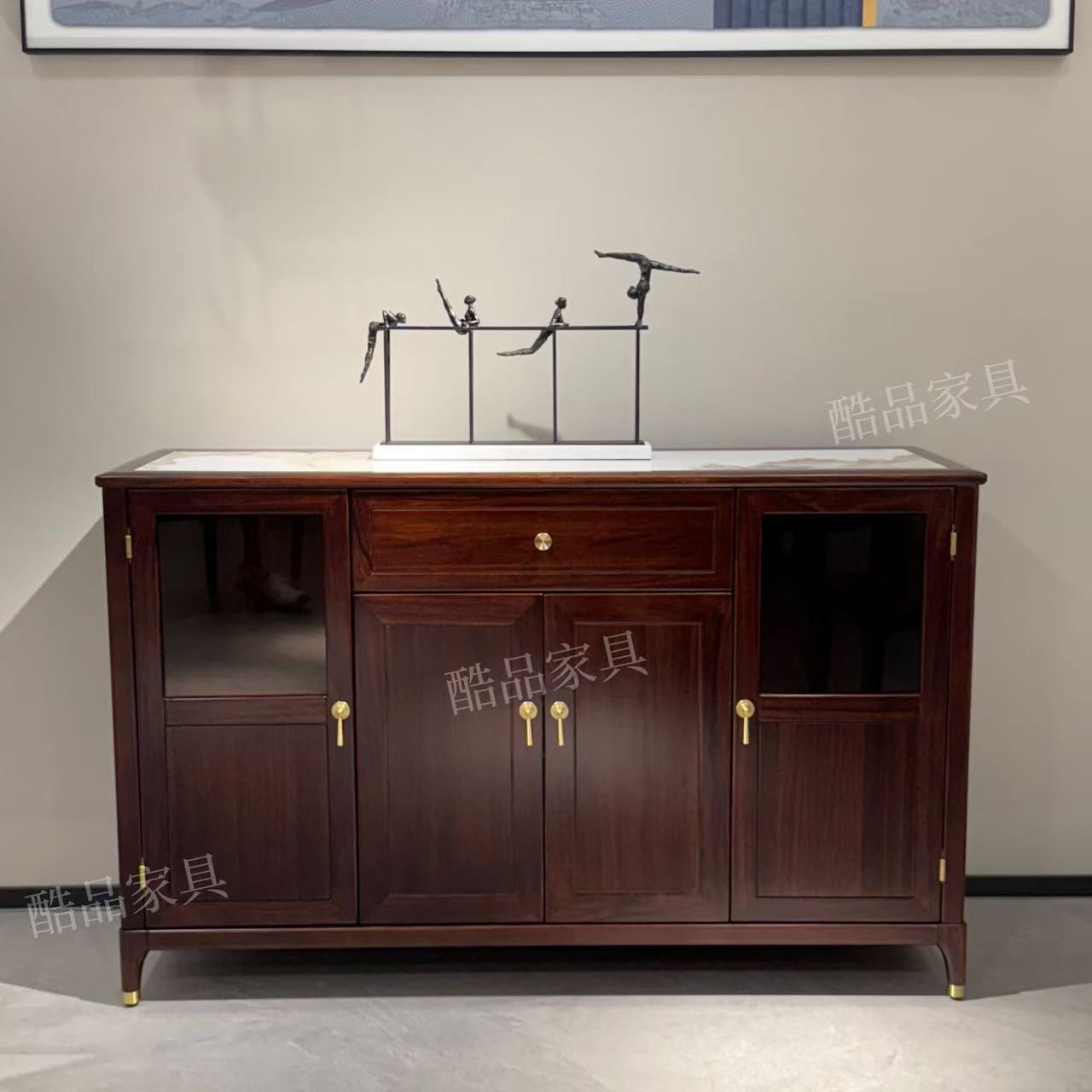 【乌金木】835-1餐边柜1450*420*920