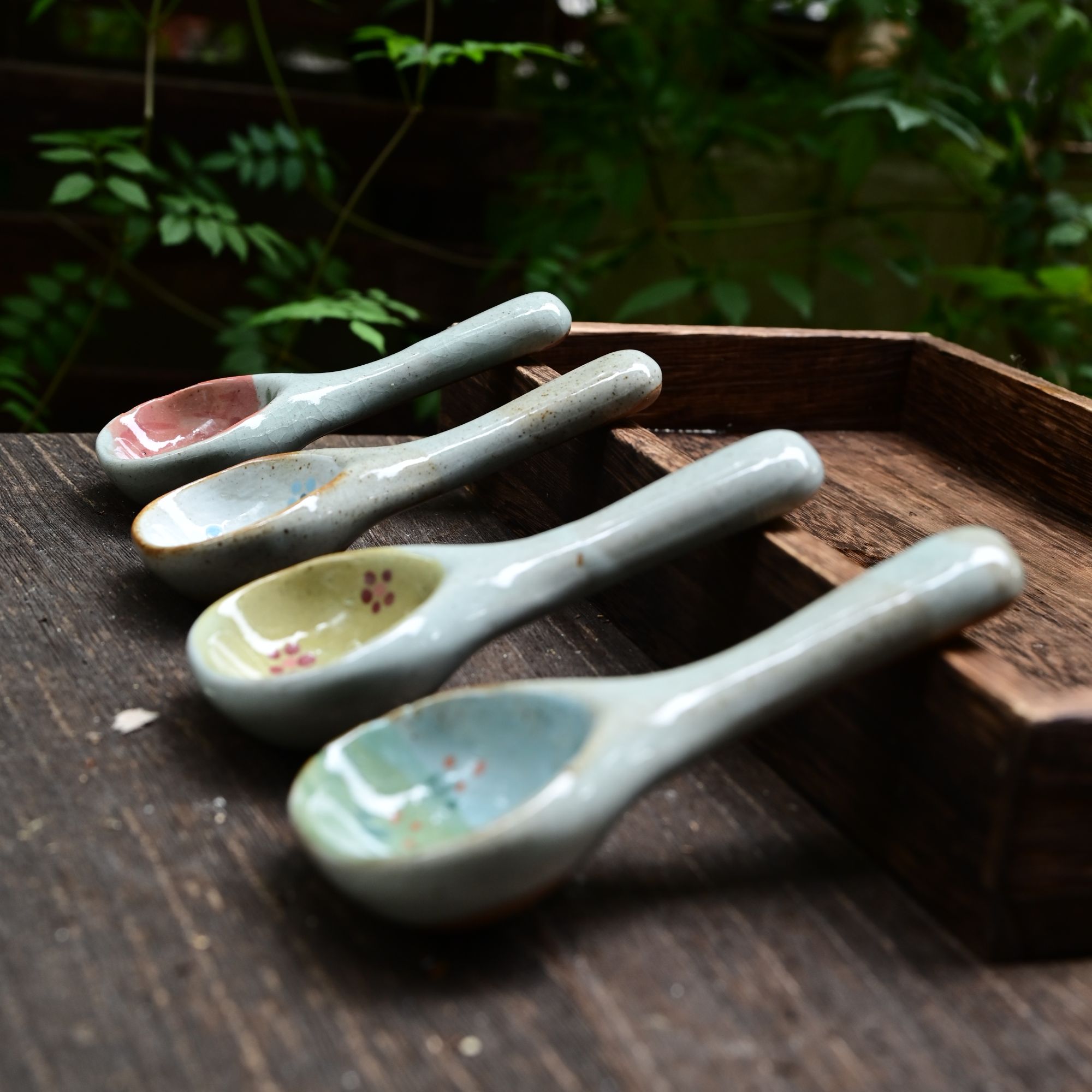 景德镇手工陶瓷勺子