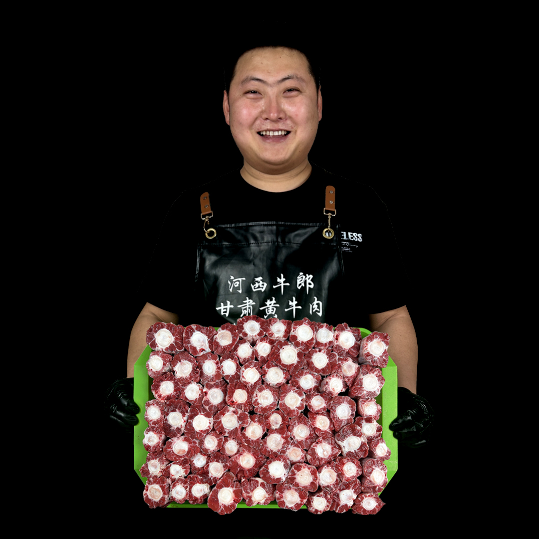 【手工原切牛尾中段】甘肃张掖黄牛尾新鲜牛尾巴牛尾骨煲汤红烧