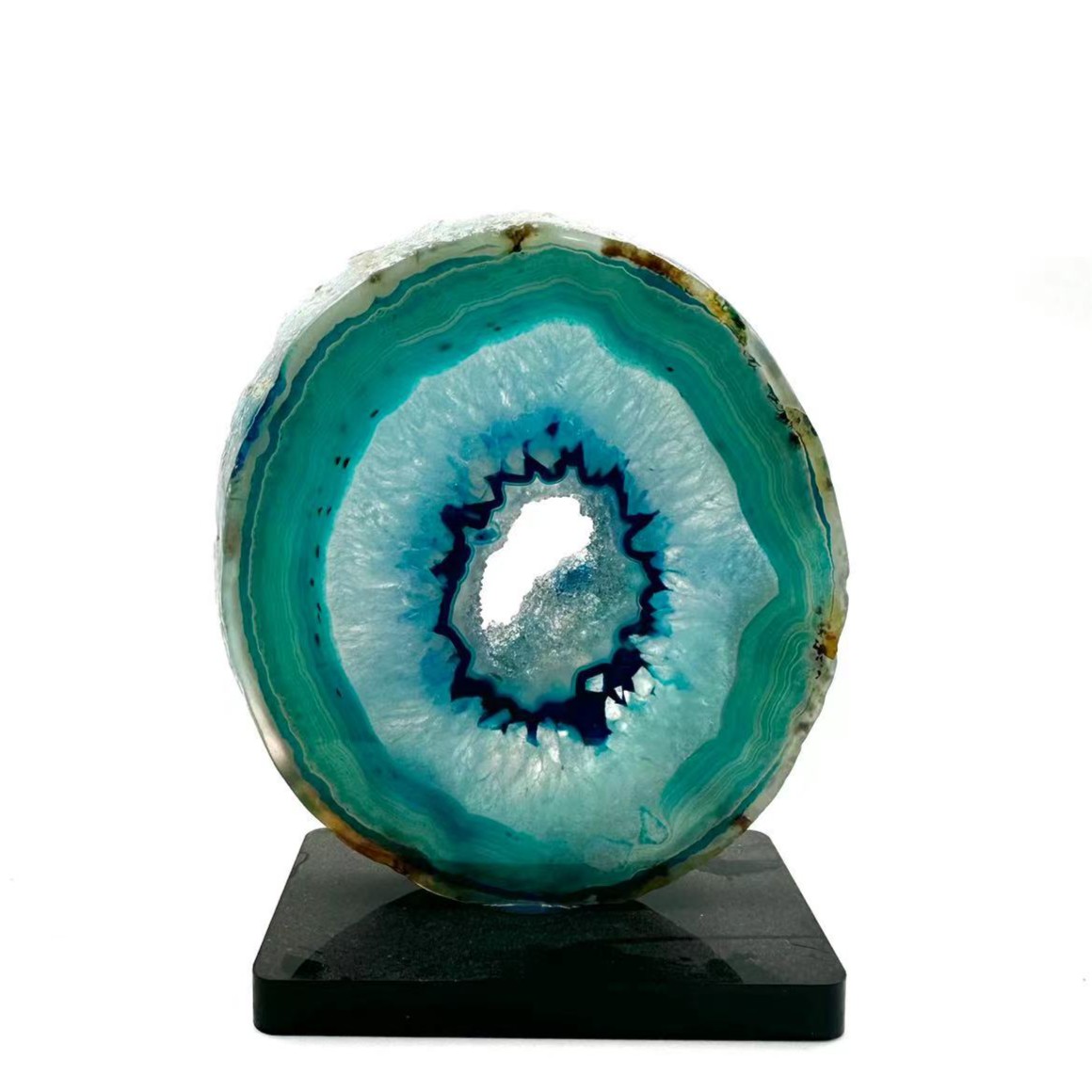 玛瑙原石切片 奇石观赏片  风景片  家居饰品摆件 主人杯