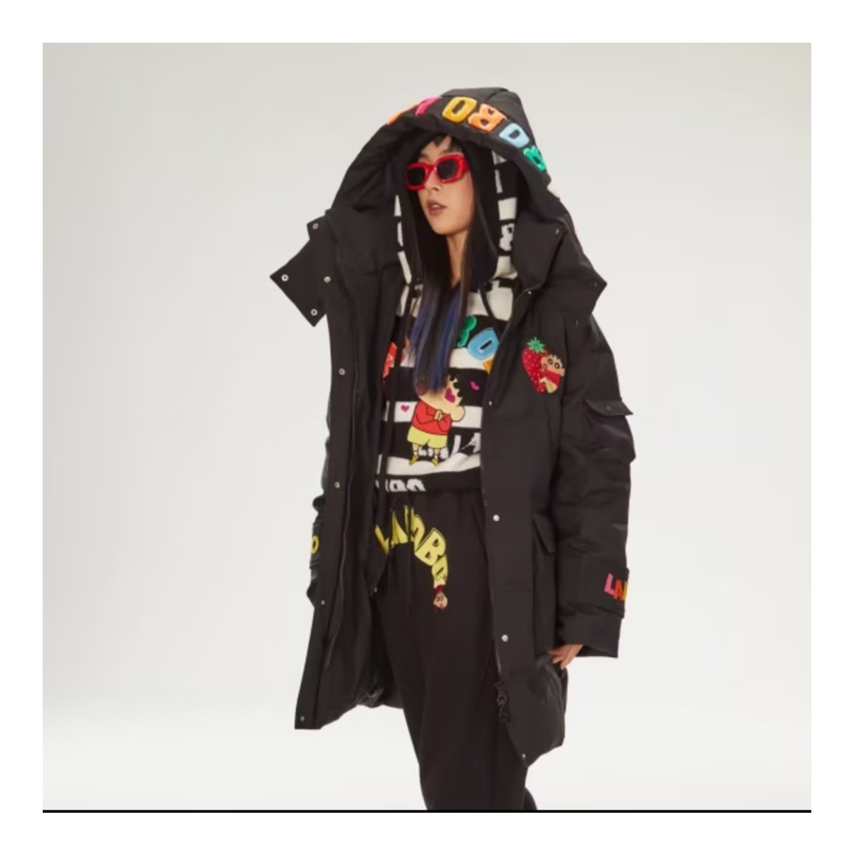 郑州LABO冬季 拉拉波波 蜡笔小新 羽绒服  XBBC-WSYR11 