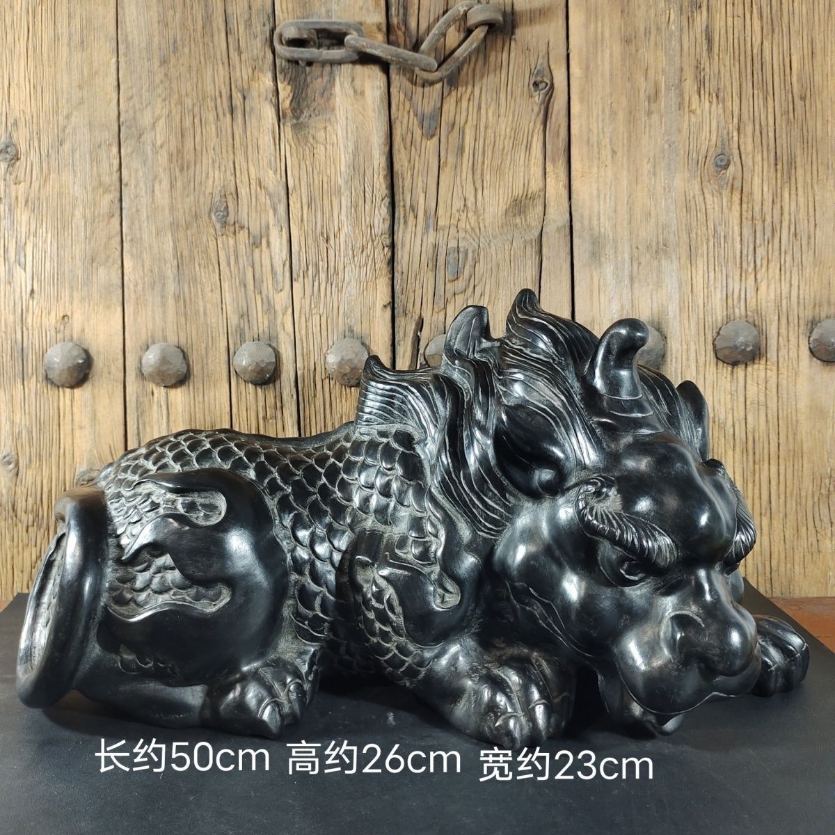 青石雕刻天然青石貔貅摆件