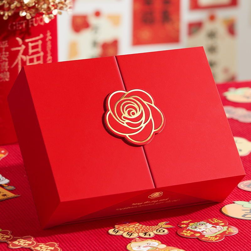新年礼盒高档生日礼物盒空盒子礼品盒高级感礼物包装盒大号送长辈