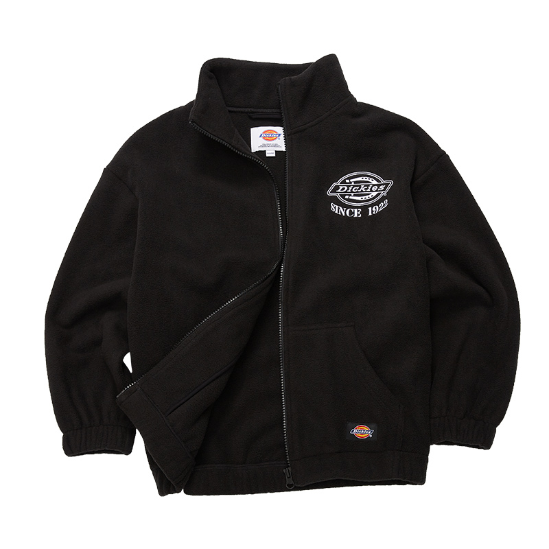 Dickies童装立领防寒时尚高保暖防风摇粒绒卫衣外套214K30LSD528