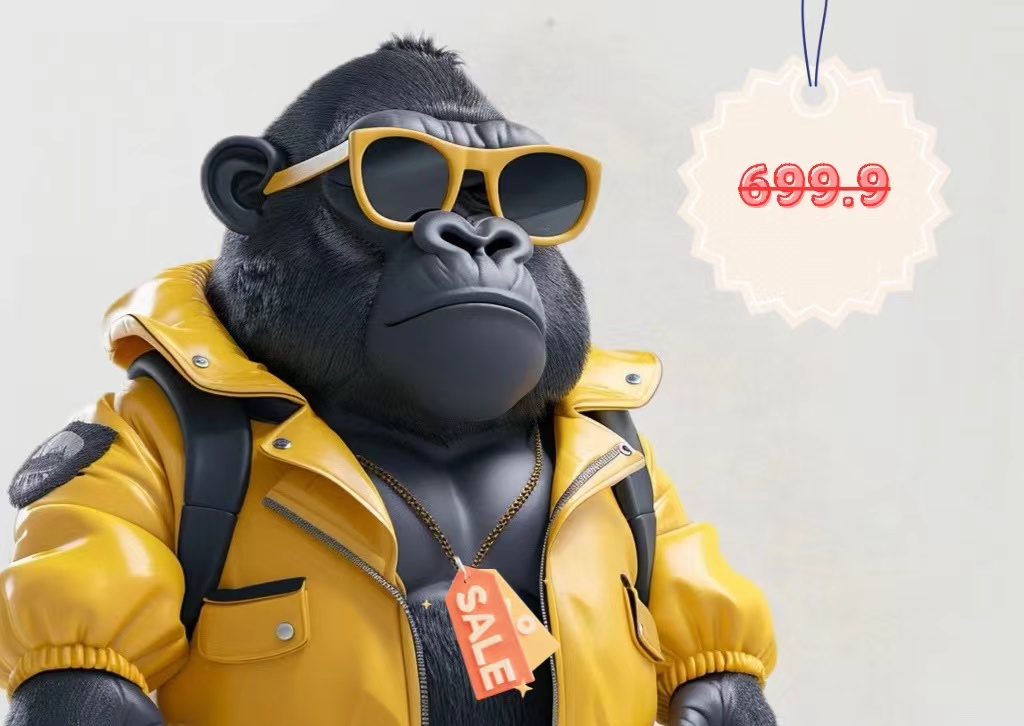 ★小丑拼接★Muggle推荐新款复古小丑拼接刺绣宽松棉服外套 MG169