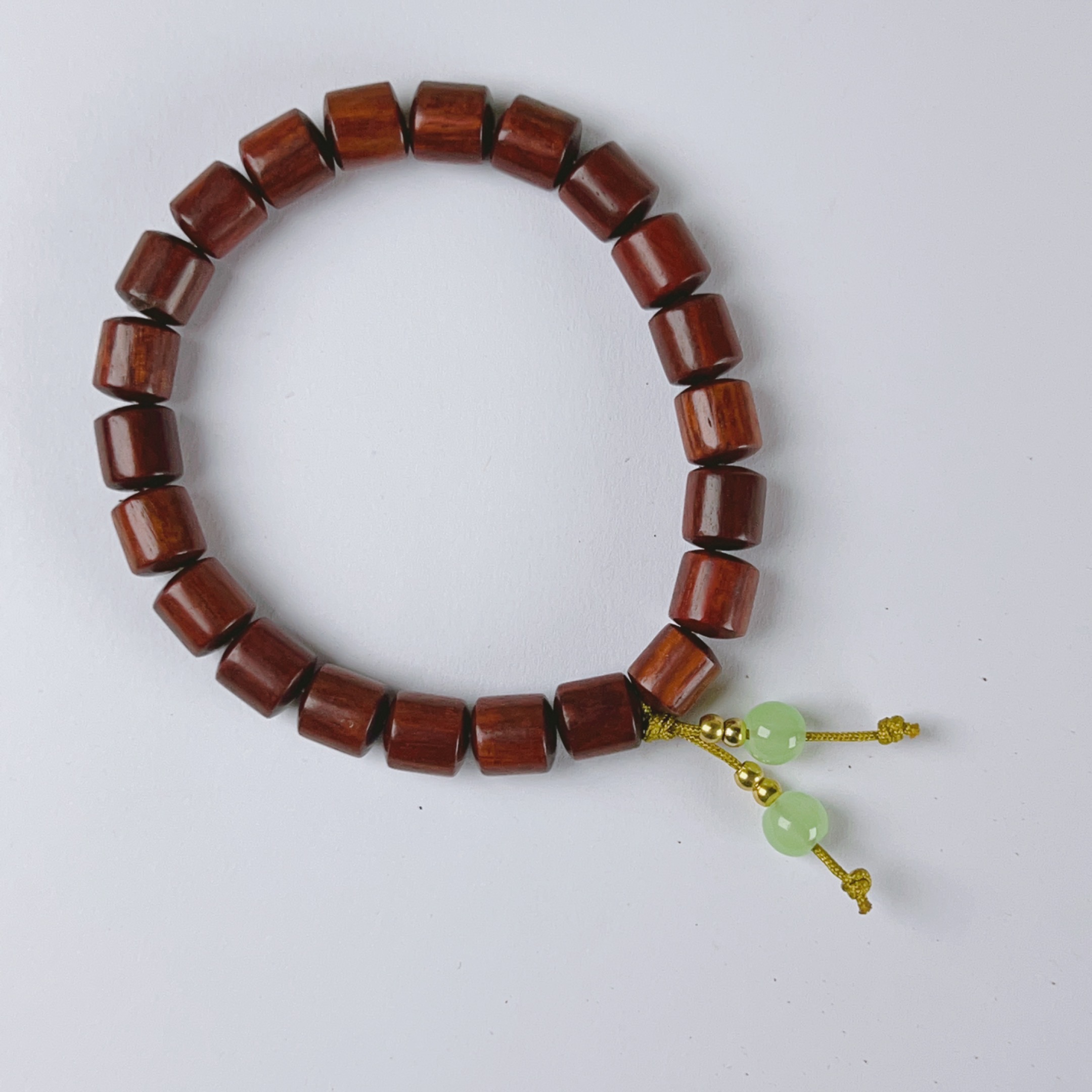 S2519 木制品小叶紫檀手串桶珠8x8