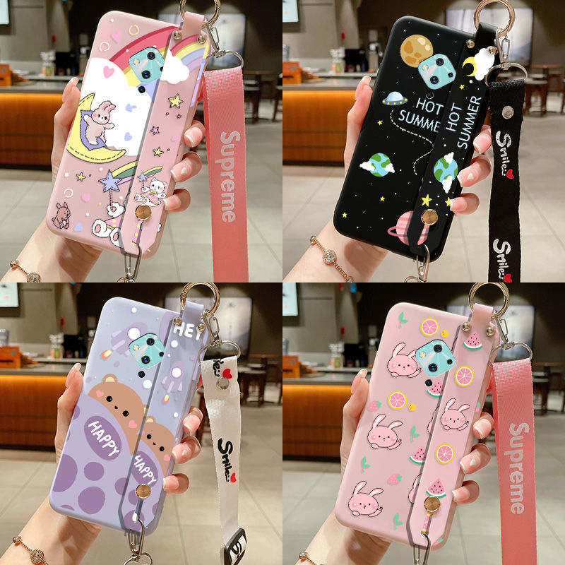 适用vivos5手机壳V1932A卡通斜背全包软壳防摔外壳挂脖保护少女款