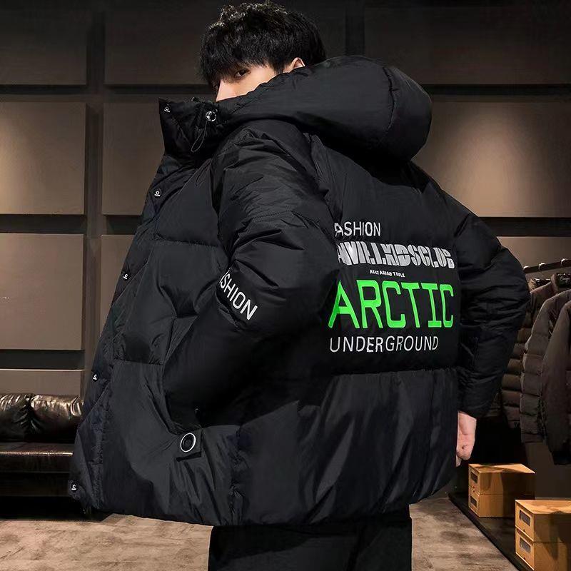新款羽绒羽绒服潮牌2023新款短款羽绒衣帅气潮流青少年秋冬