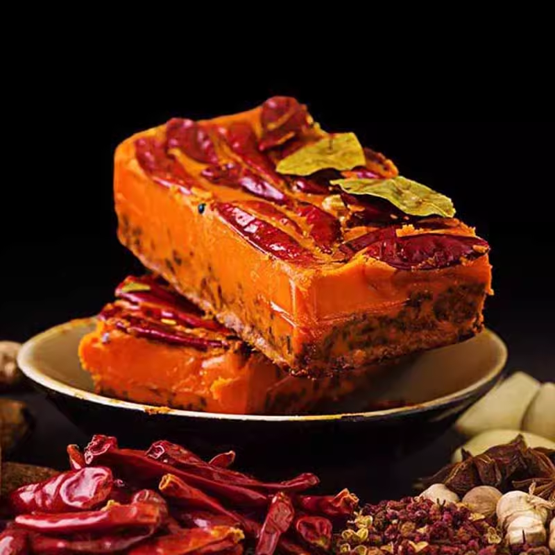 四川特产麻辣味火锅调料宜宾民生老火锅牛油底料500g手工炒制