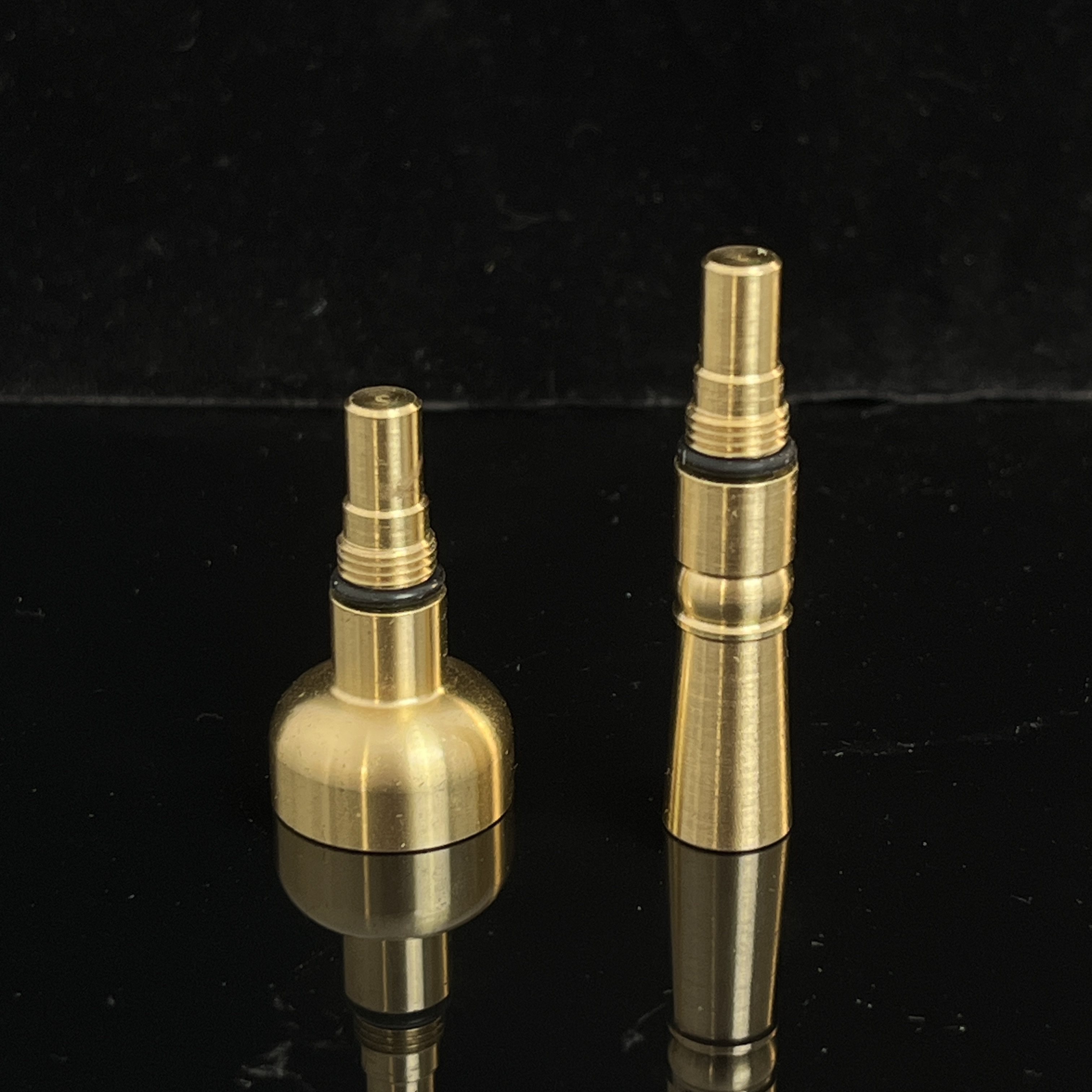 全黄铜葫芦配套转接头（小葫芦款烟嘴配件/慎拍）