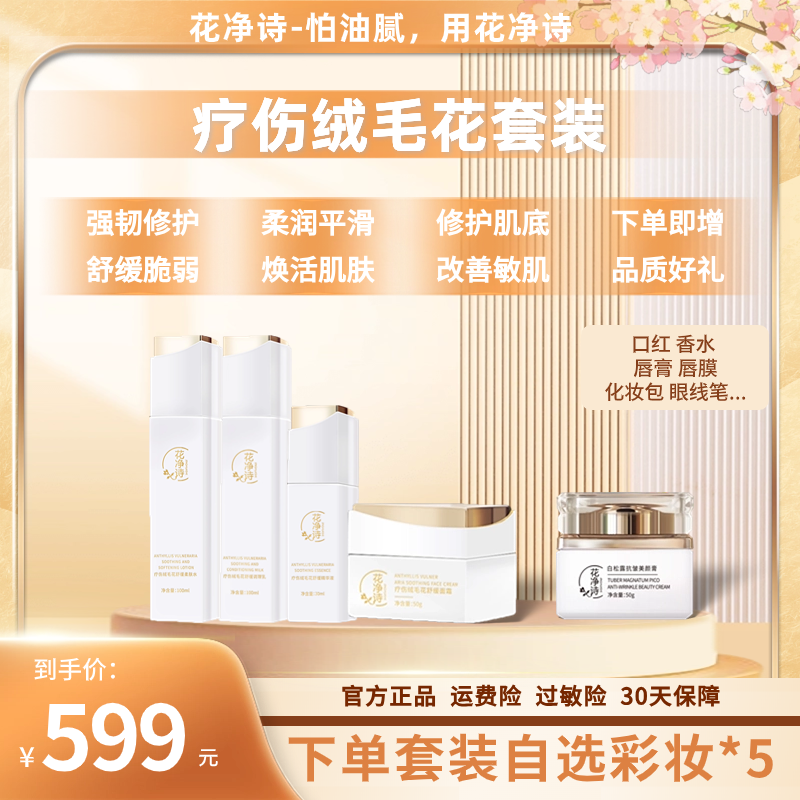 JINGHUASHI/花净诗疗伤绒毛套装 修护（无线下护理售后）