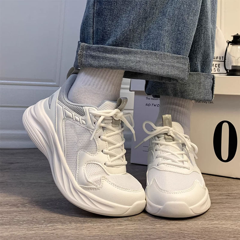 红蜻蜓牌运动鞋女2023春秋减震轻便棉花糖跑步鞋新款软底小白鞋H