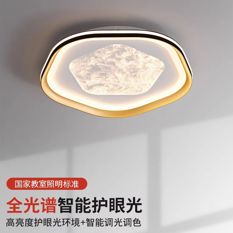 已接入米家app轻奢卧室吸顶灯简约创意圆形INS风格阳台主卧