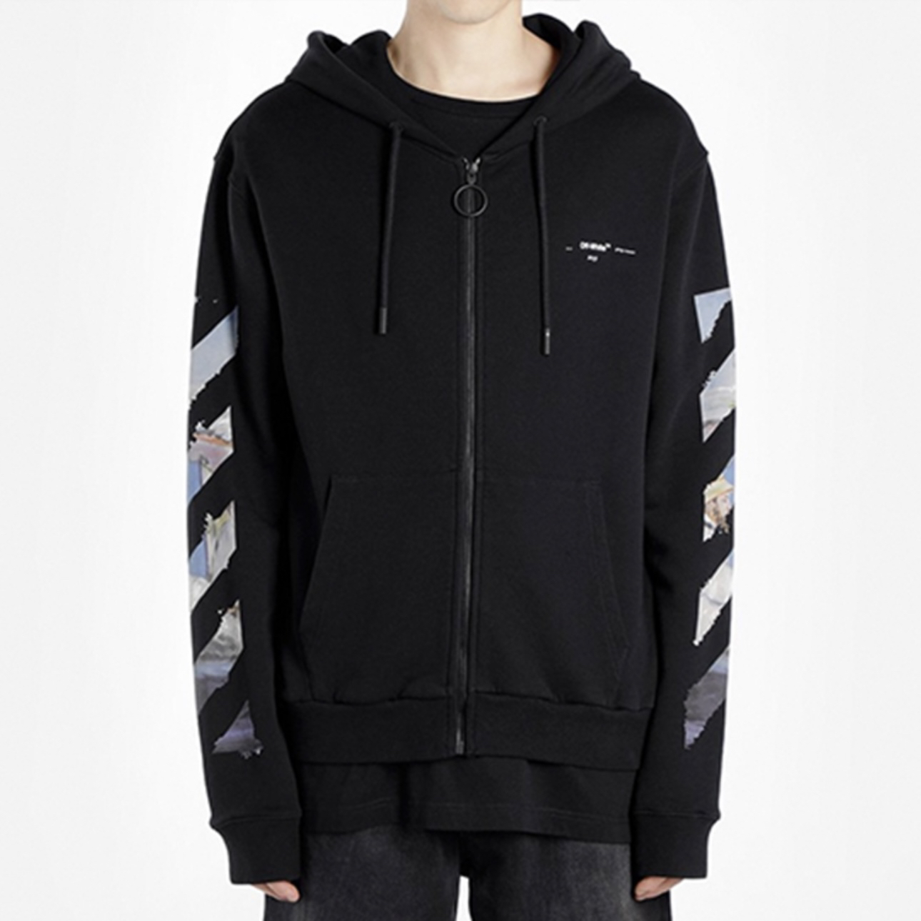 OFF-WHITE SS19油画拉链开衫外套_二手商品- 大咖星选