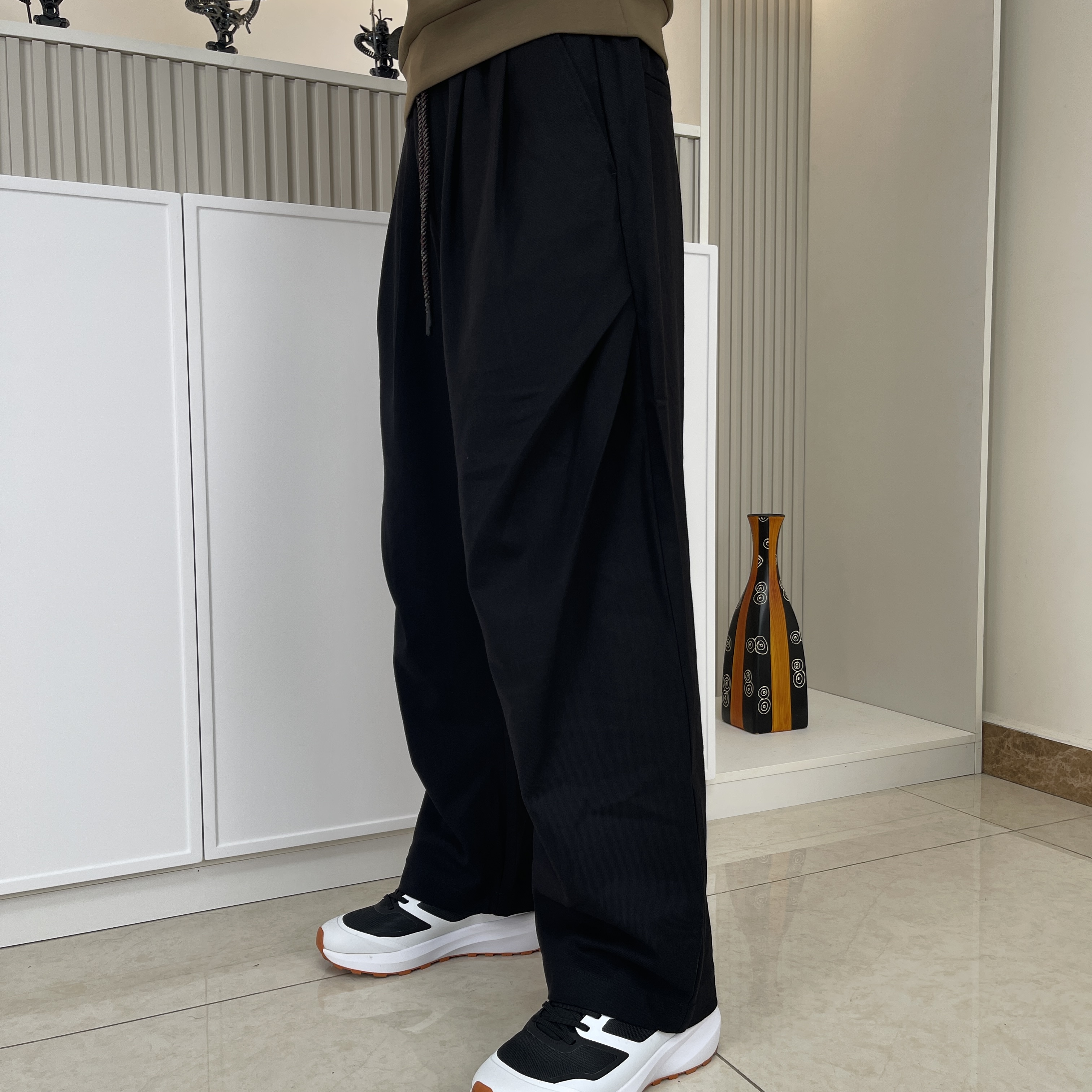 尚仕风华 男士休闲长裤 秋冬季工装阔腿裤宽松百搭潮流#1132