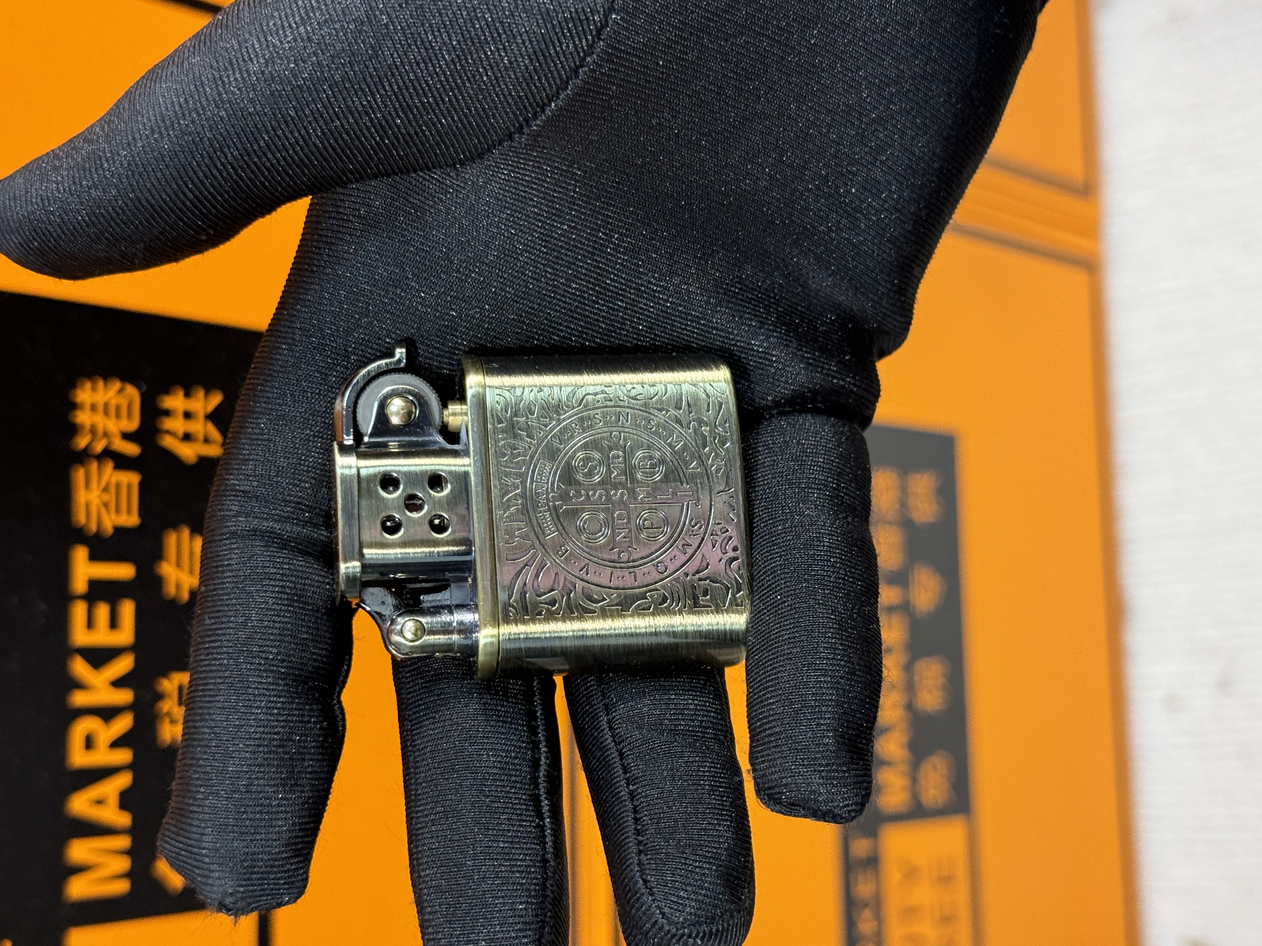 老九门康斯坦丁老式金属Z14-Z506-619复古防风煤油打火机（不带油）