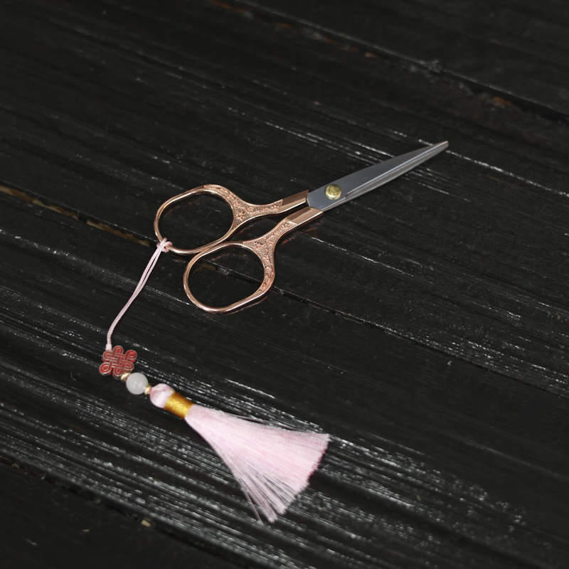 【陶珊居】 粉金色茶剪（Q6232）