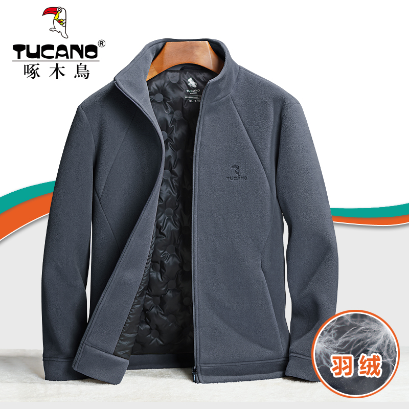 TUCANO/啄木鳥冬季90绒羽绒服男保暖加厚中老年爸爸外套轻羽绒服