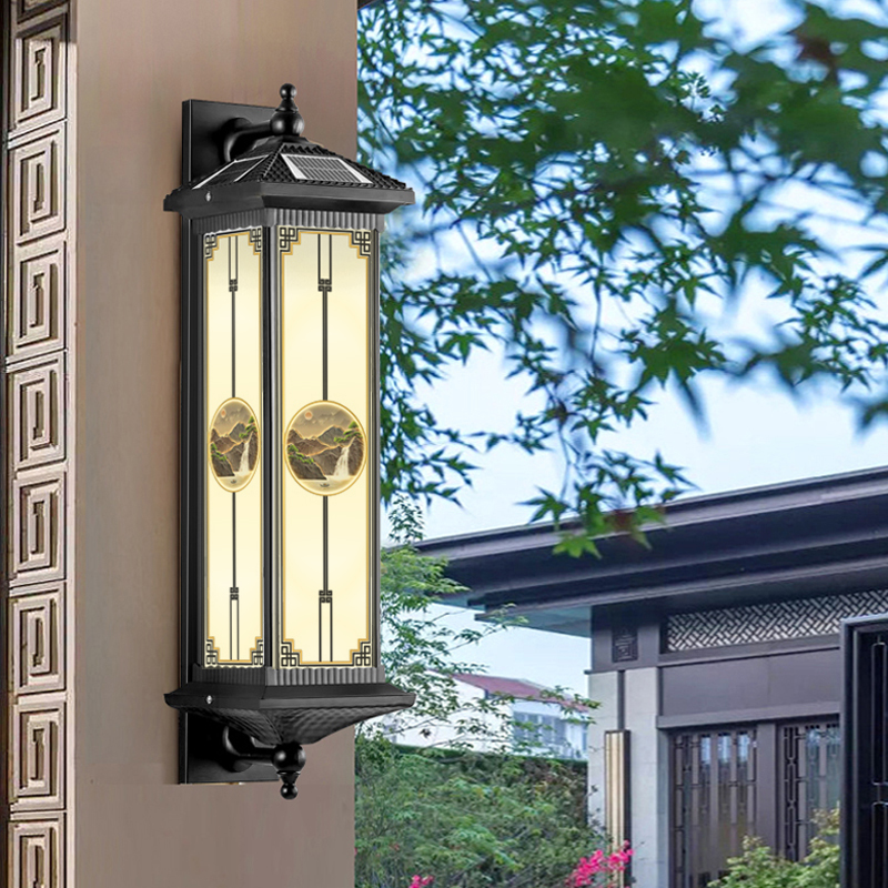【拍一发二】太阳能大门灯壁灯户外防水室外庭院别墅阳台外墙灯