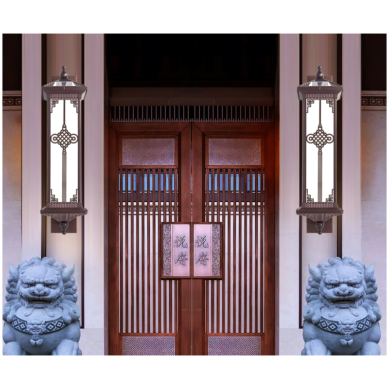 【拍一发二】户外阳台防水防锈太阳能壁灯别墅大门灯庭院内外墙壁灯