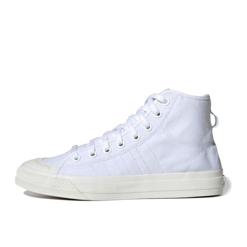 Adidas/阿迪达斯三叶草 NIZZA 男女高帮经典帆布休闲鞋EF1885