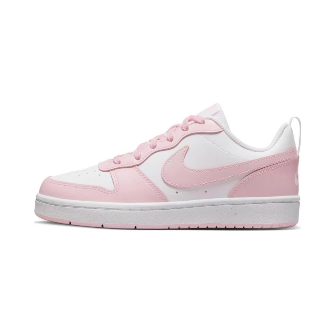 NIKE耐克Court Borough 2 休闲低帮板鞋 GS 粉色DQ0492-100