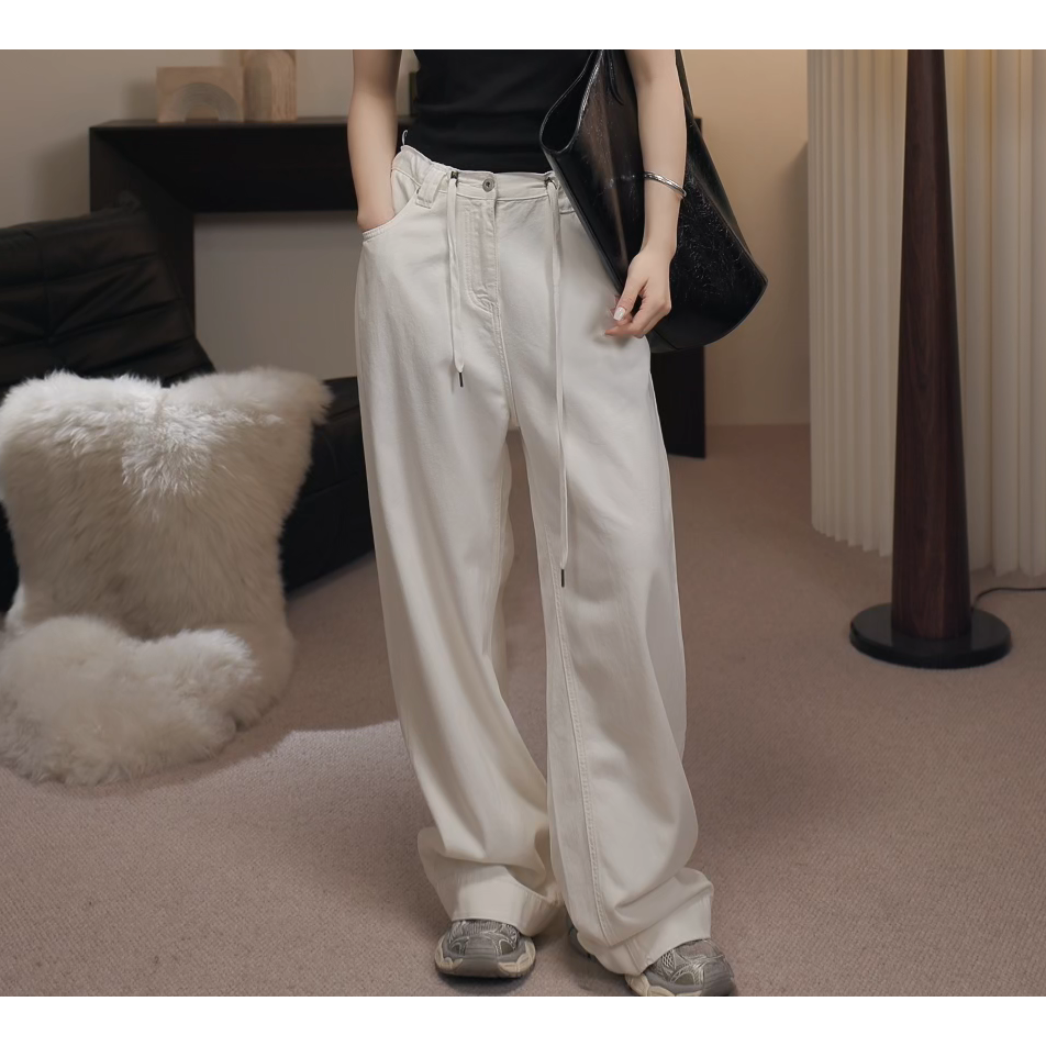 卢尚抽绳休闲裤8061