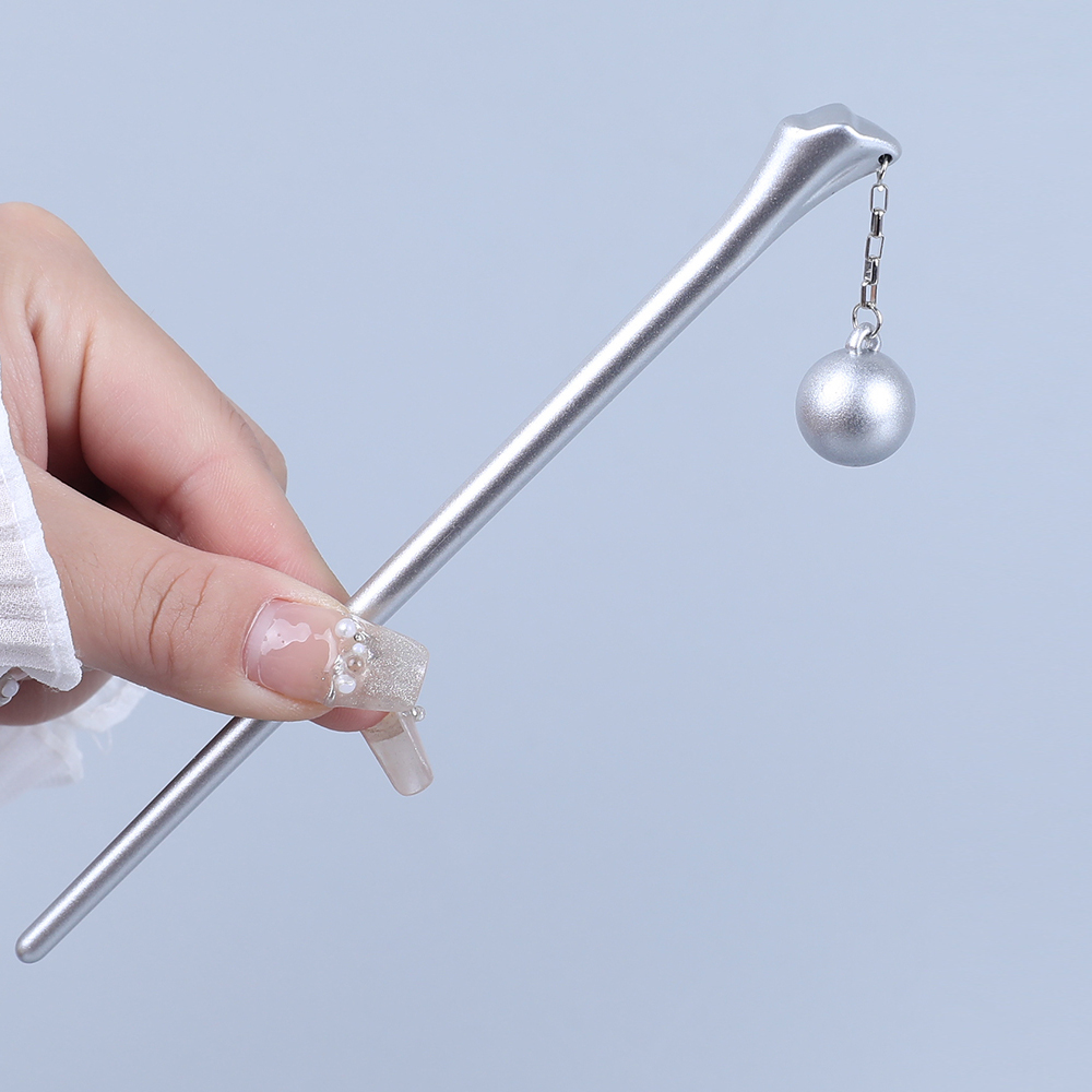 复古风气质简约百搭时尚发簪女海天祥云制服同款乘务员步摇发簪子