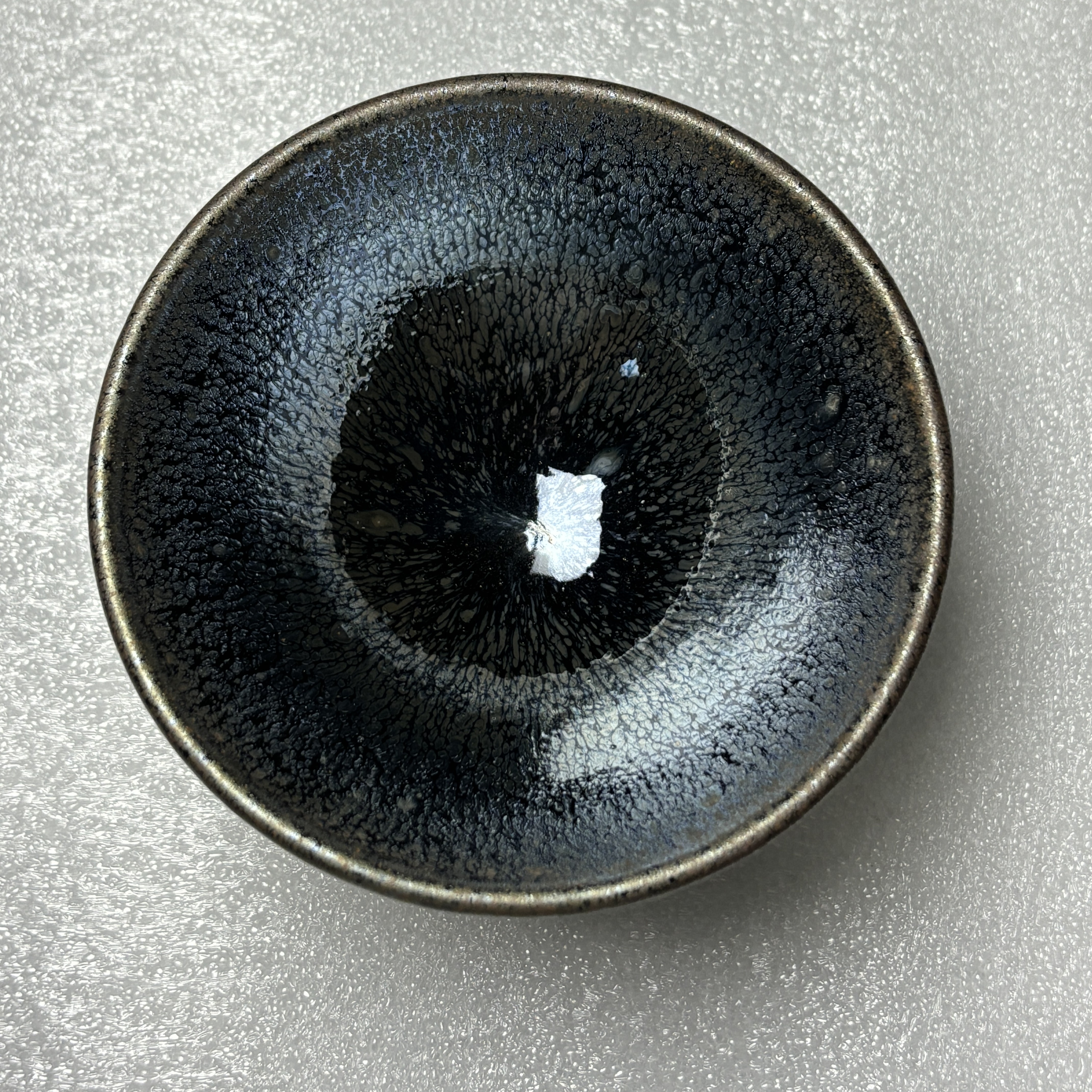 （直播链接）　玄一龙窑茶盏茶器蓝色茶杯黑色陶瓷大号礼盒复古建盏