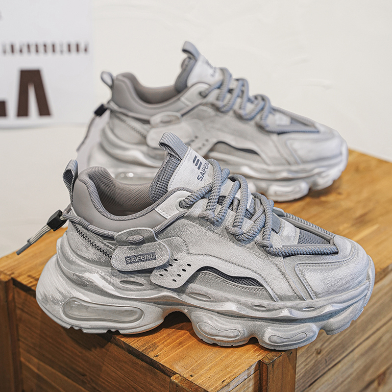 【上新】2024秋季老爹鞋潮鞋高级感防滑厚底运动时尚休闲鞋-F7801