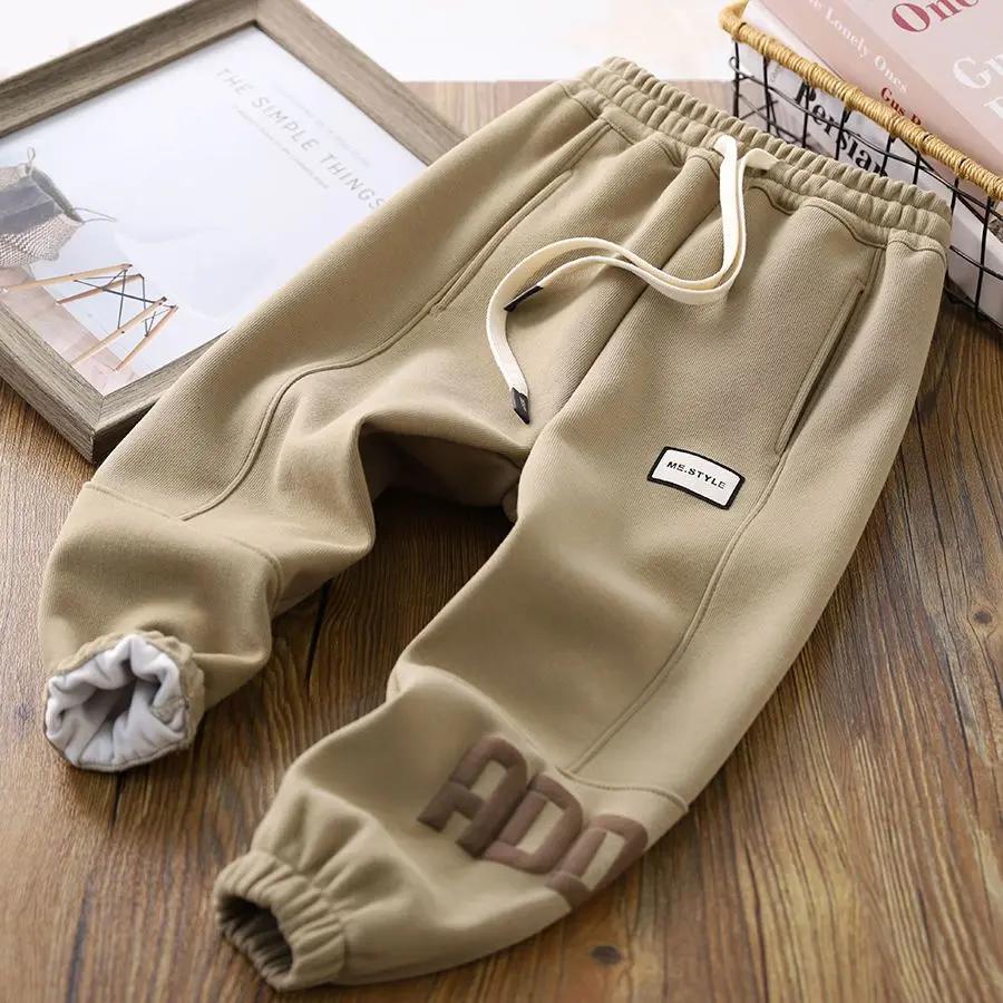 男童卫裤子春秋装2023新款运动裤男孩宽松休闲韩版潮帅气大童长裤