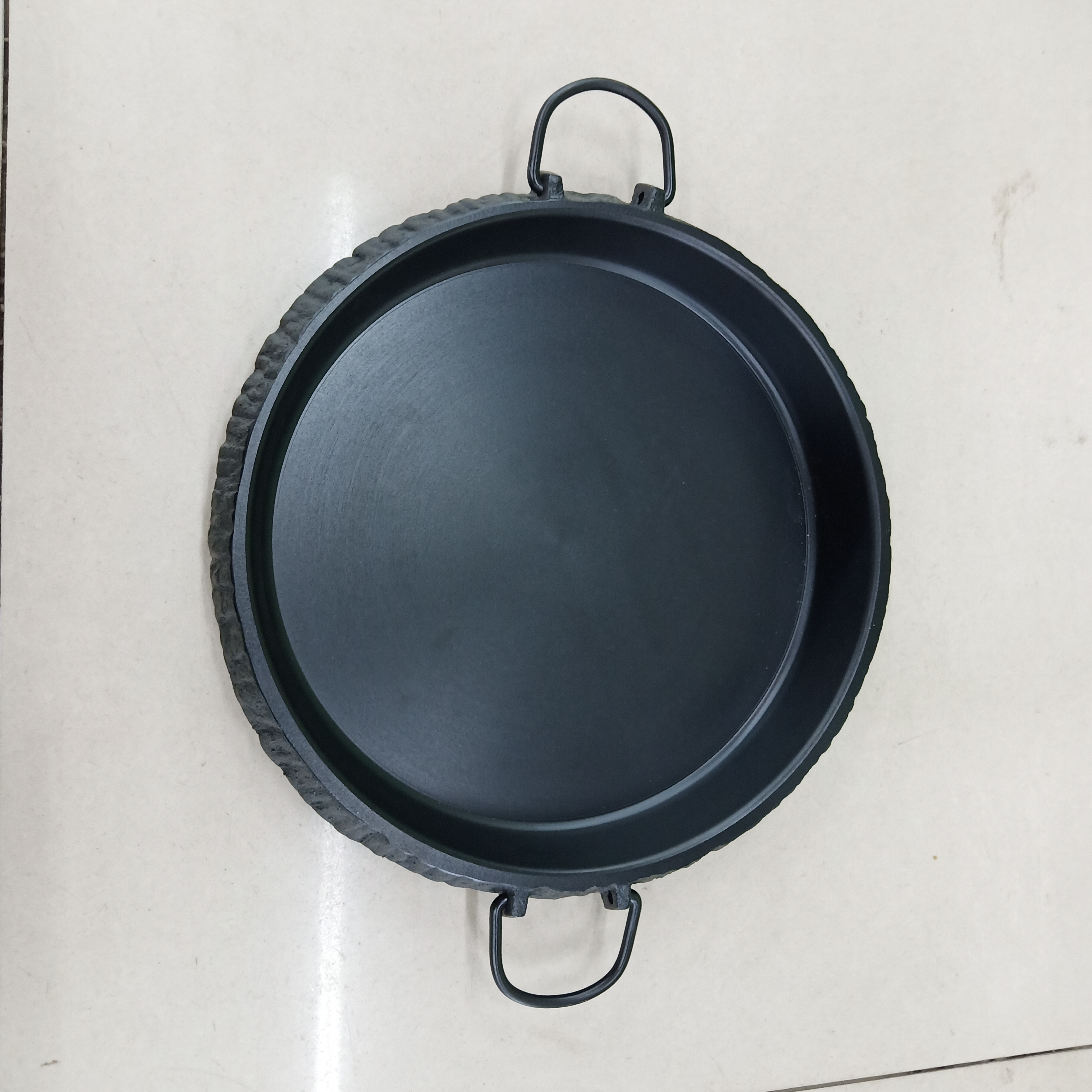 韩式树皮锅（双耳商用肥肠锅）铸铁多用烤盘肥肠锅部队火锅烤肉烙饼