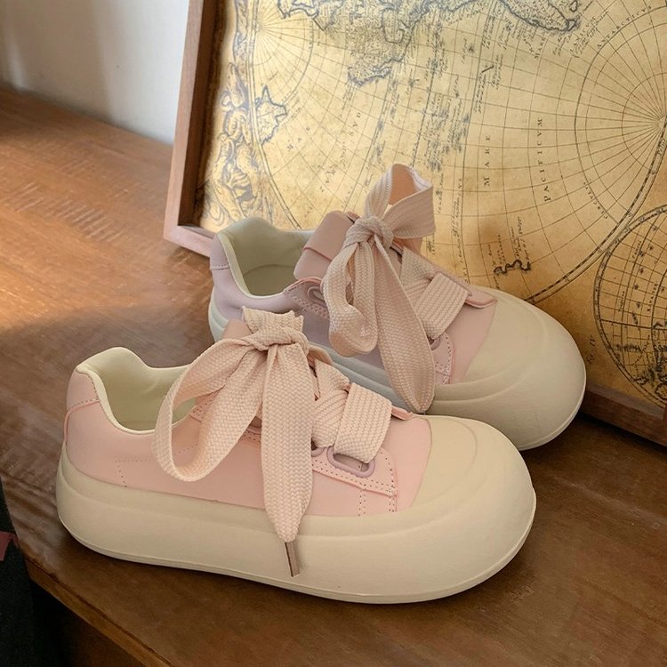 鞋子ins百搭韩系小白鞋女2023新款夏季板鞋厚底百搭配裙子休闲鞋