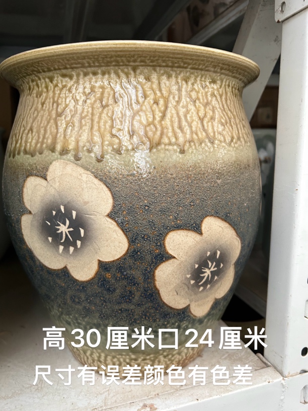 169号 景德镇精品手工花盆适合兰花老庄法师