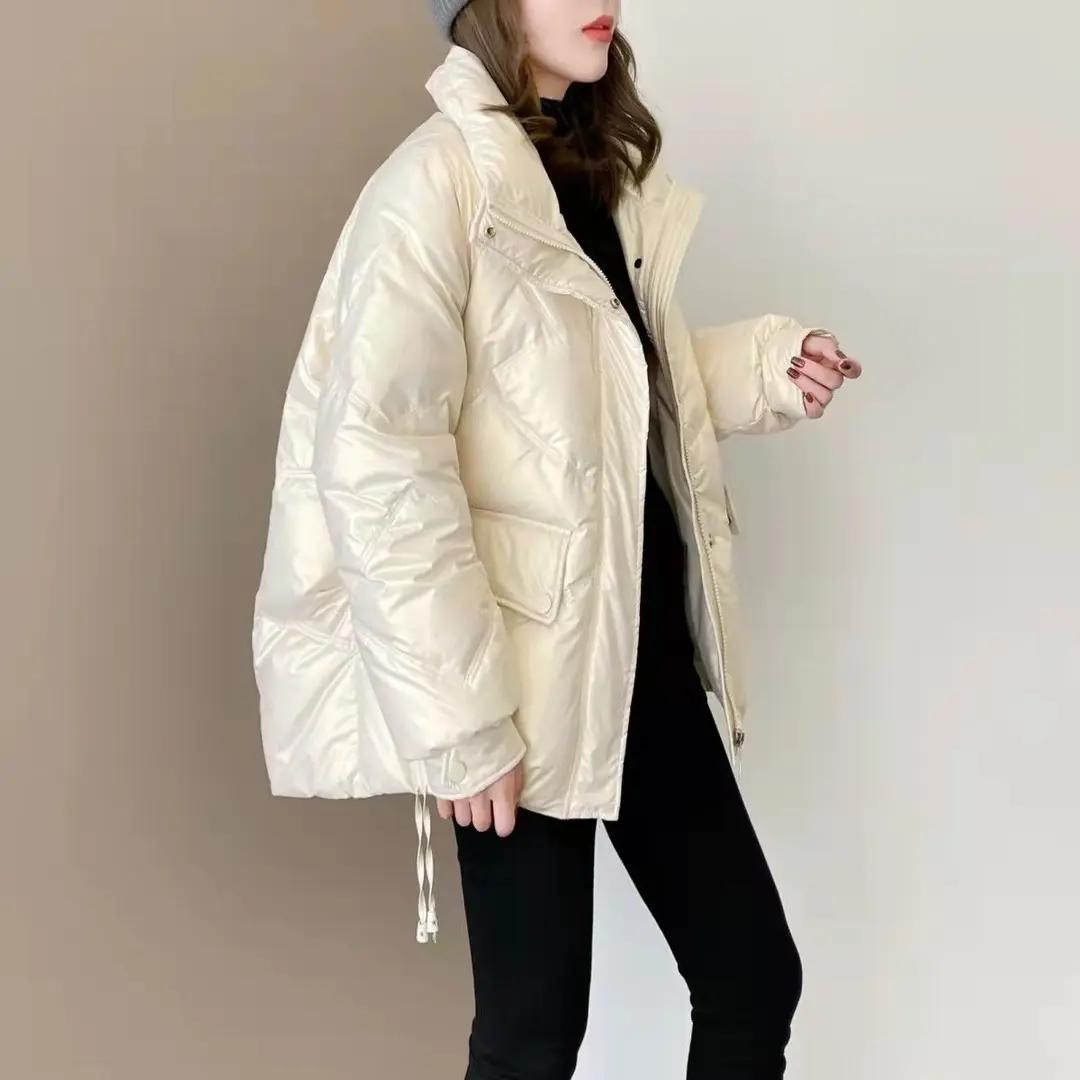 免洗可擦羽绒羽绒服女短款2023冬季小个子羽绒服羽绒服洋气羽绒棉