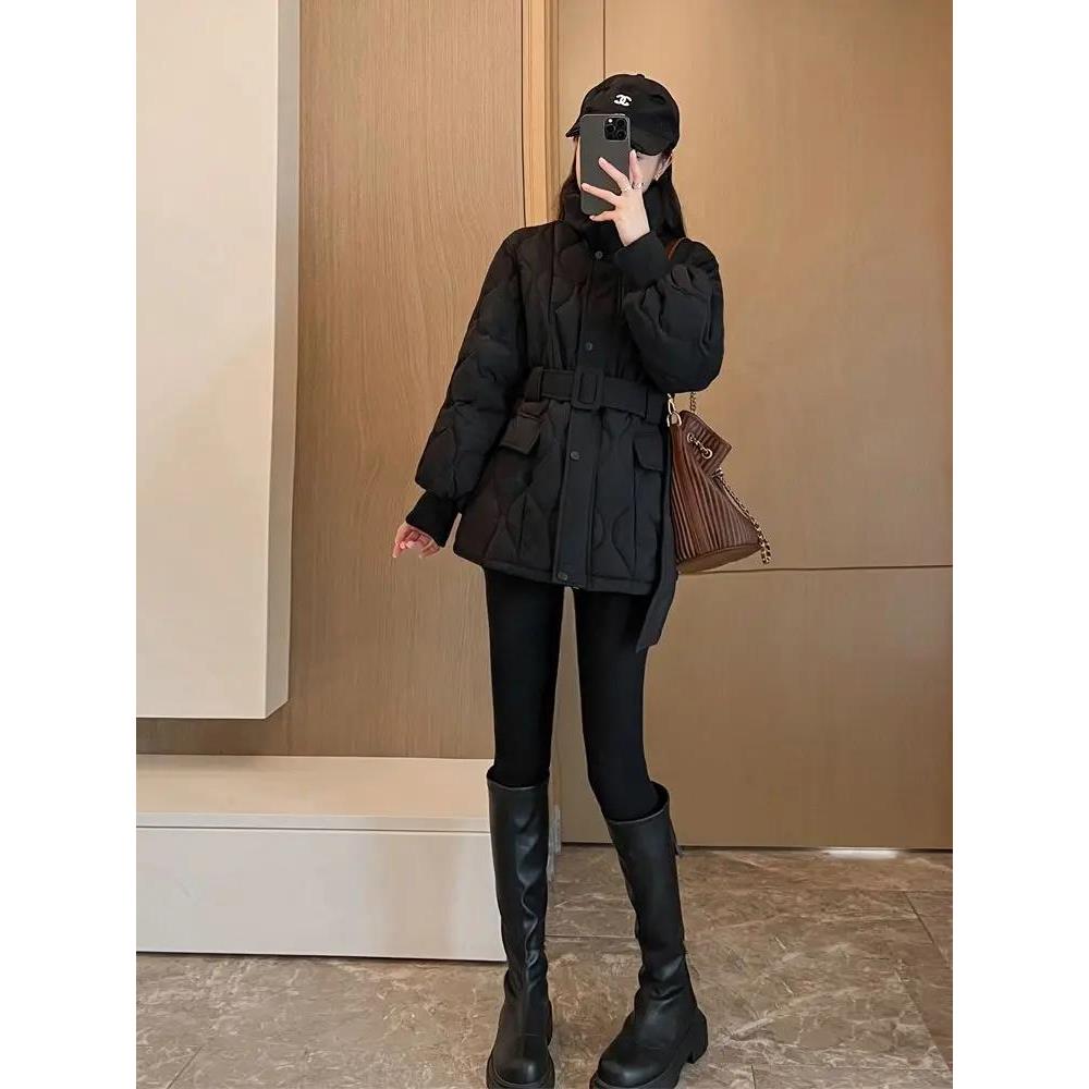 收腰羽绒服女短款2023年新款百搭小个子流行显瘦冬季羽绒服外羽绒