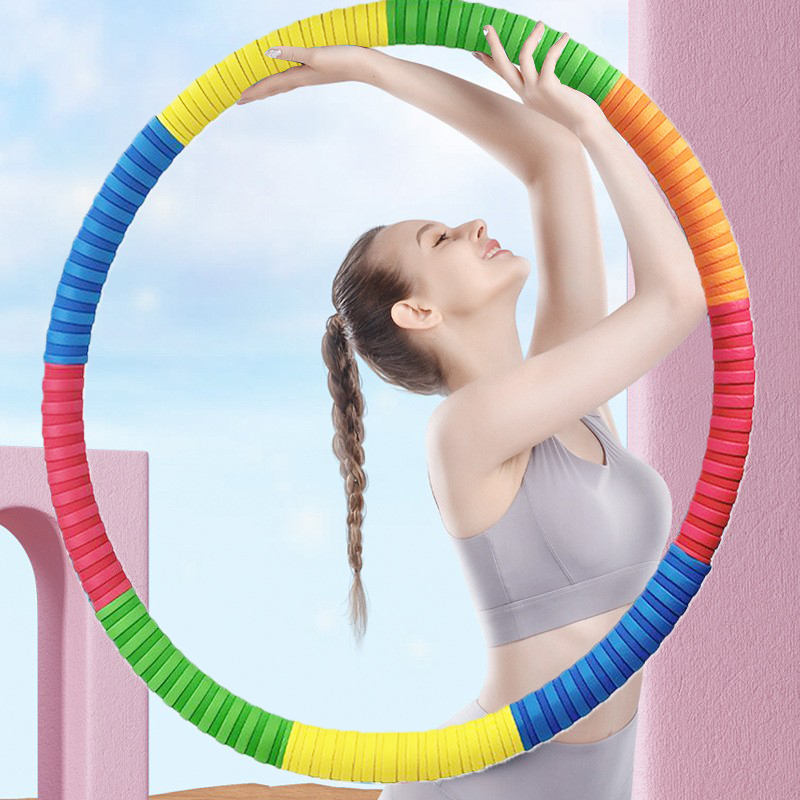 升级呼啦圈加重3/4/5斤男女呼啦圈锻炼健身腰腹大尺寸呼啦圈