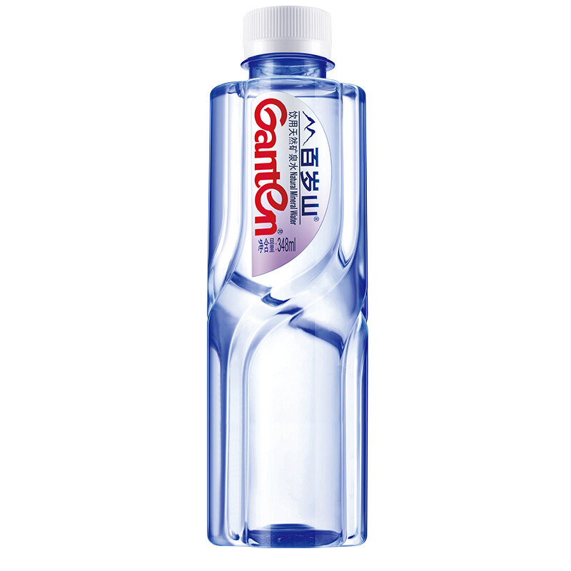 百岁山饮用天然矿泉水348ml*24瓶/箱
