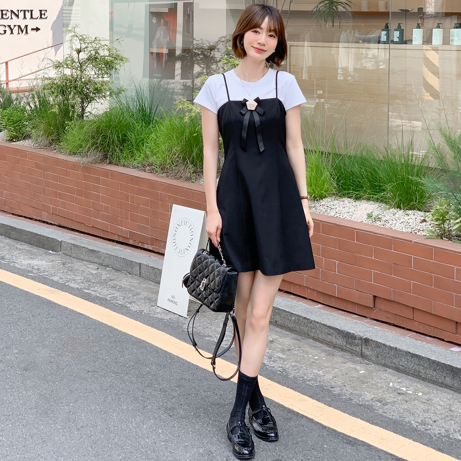 「新品」【夜色花园】FS405L017吊带连衣裙